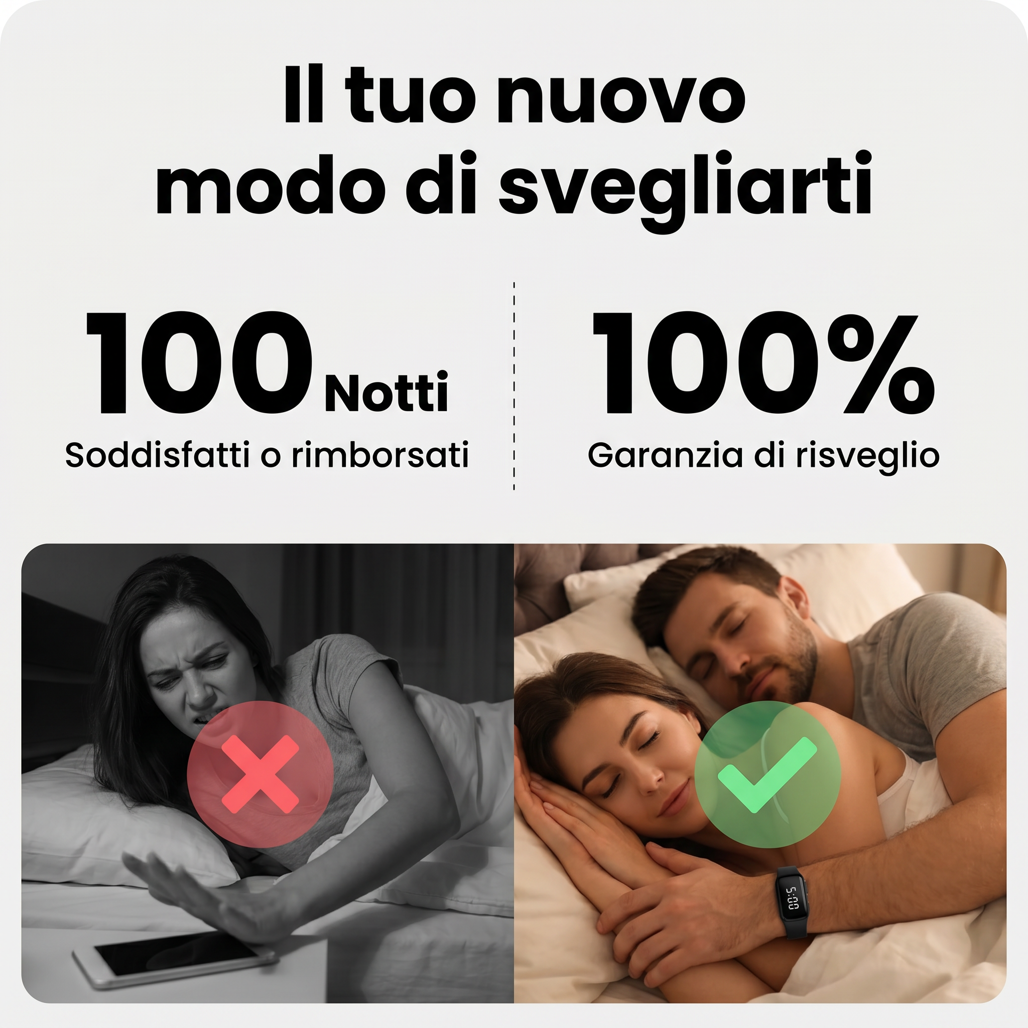 Sveglia Silenziosa al Polso