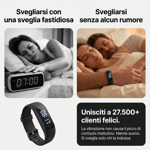 Sveglia Silenziosa al Polso